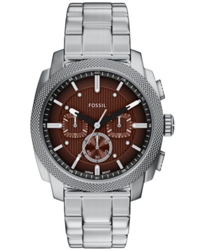 Fossil Men's Machine Chronograph Stainless Steel Watch, 44mm