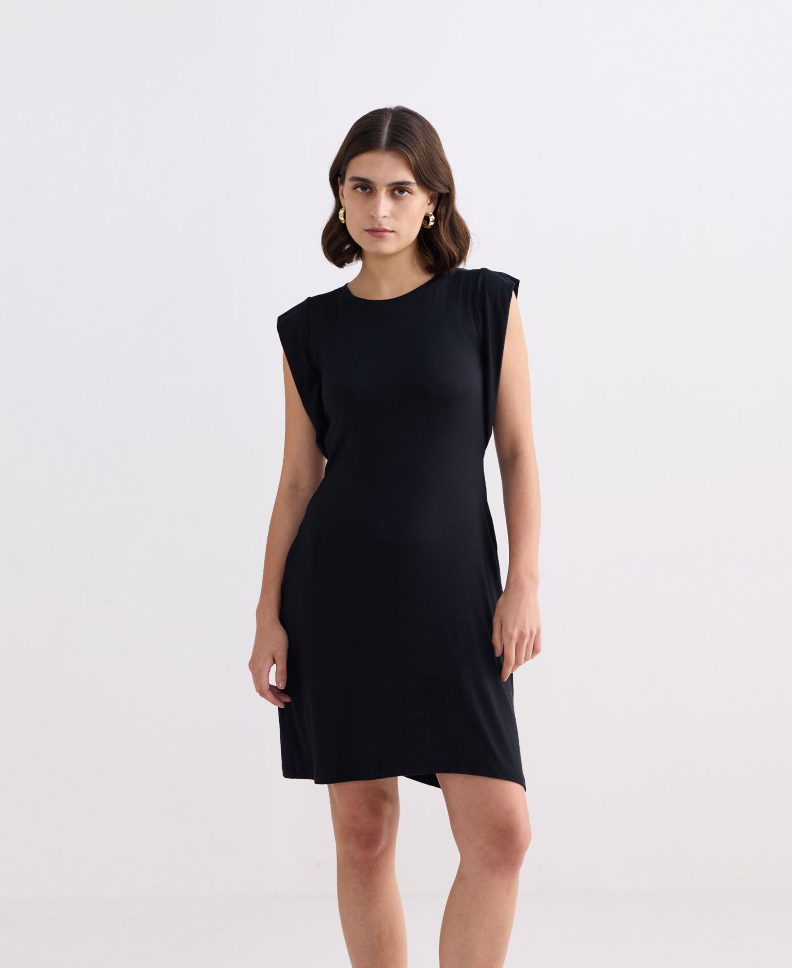 Женское короткое платье-майка Reistor Muscle Tee, Black