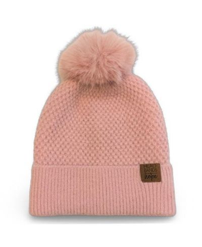 Women's Pom Pom Beanie - Pink