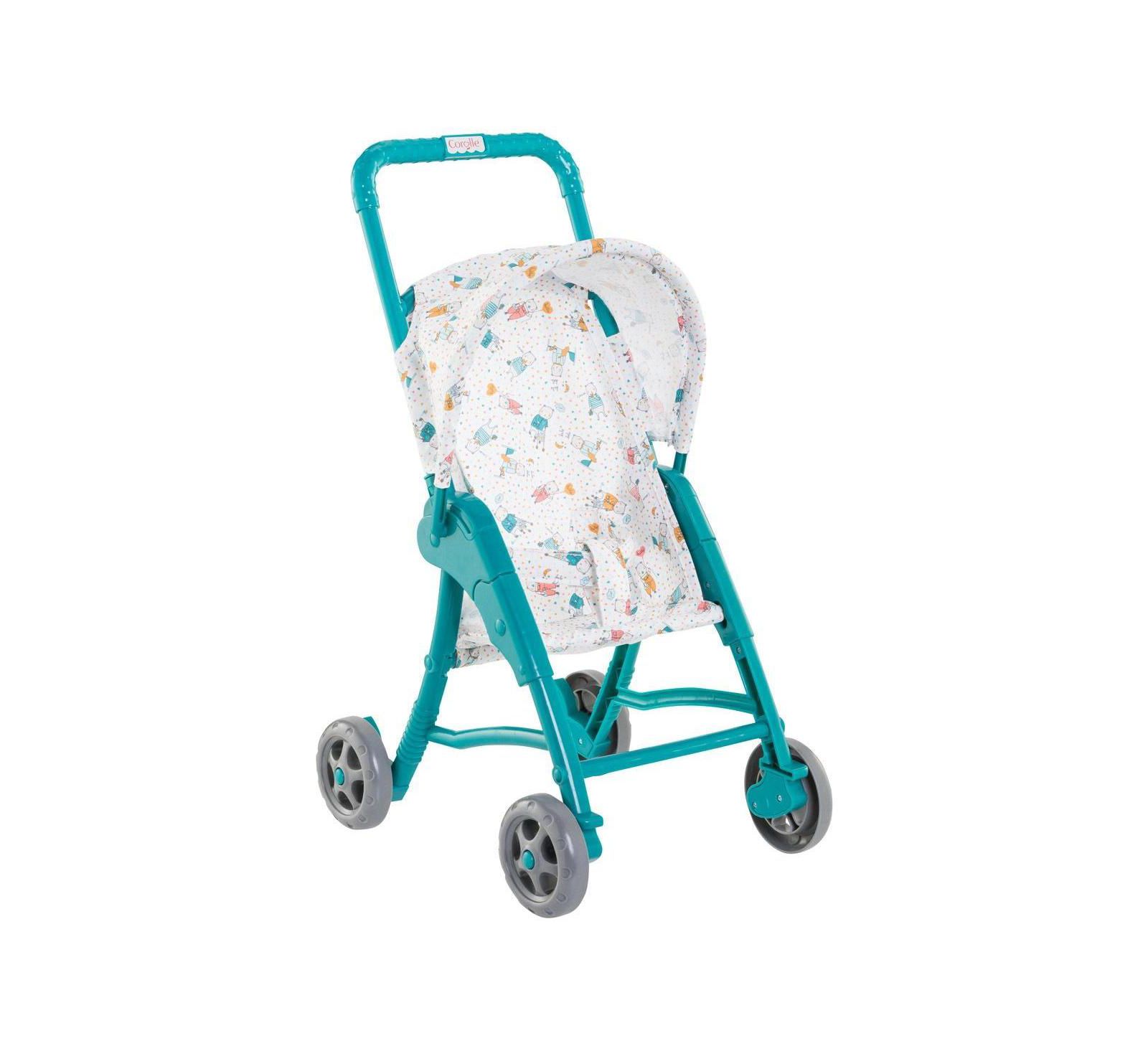 Коляска для первой куклы Corolle Toddler's, бирюзовая