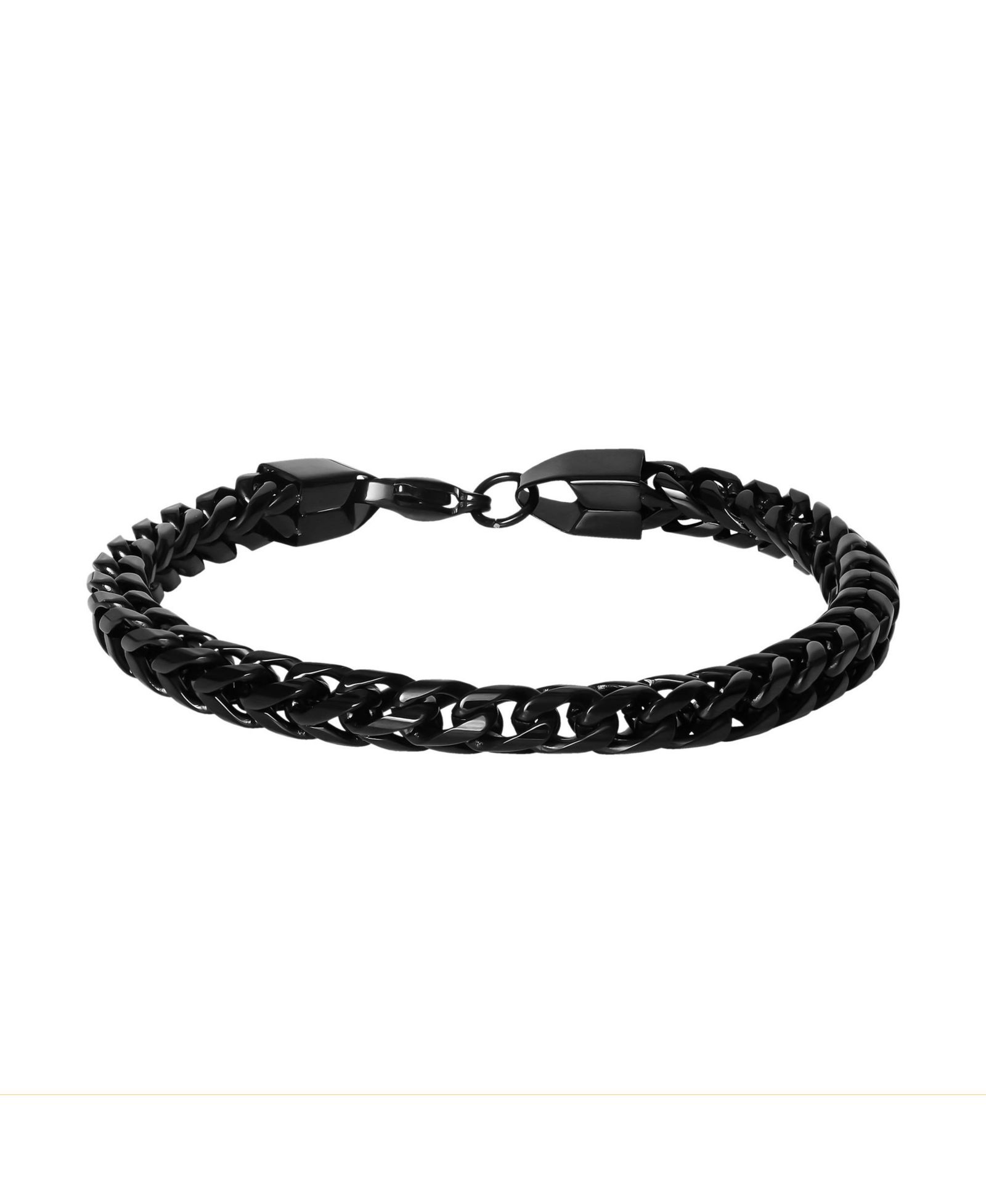 Браслет Lucky Brand Black 6MM Spiga Chain, 8.75'' Chain