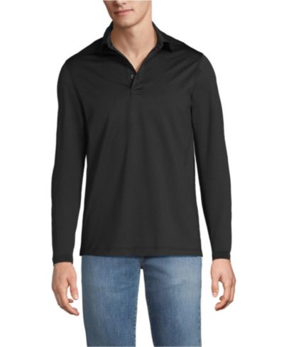 Мужское поло Lands' End Rapid Dry Long Sleeve Modern Fit