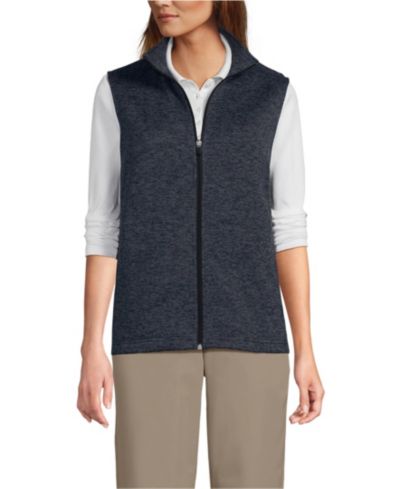 Унисекс жилет Lands' End Sweater Fleece Zip Front