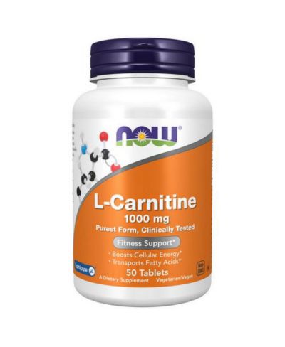 NOW Foods L-Carnitine ,1000 mg ,50 Tabs