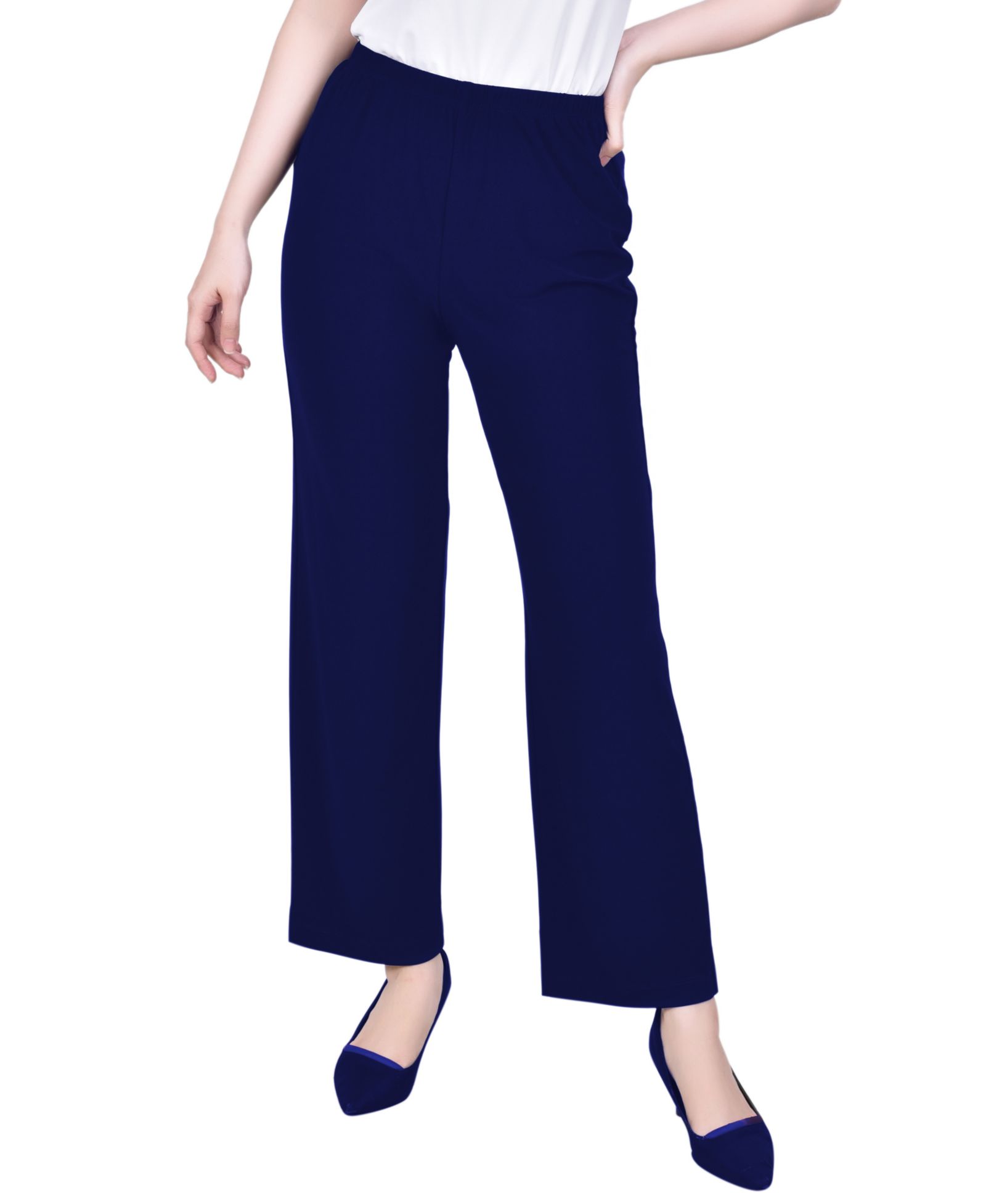 Брюки NY Collection Plus Size Slim Leg