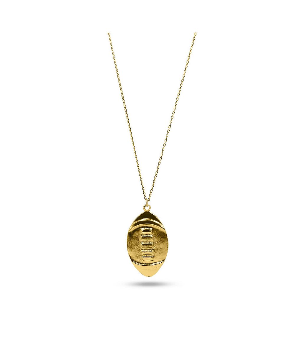 Колье Bowood Lane 14k Gold Filled Dainty Chain с золотым кулоном Football