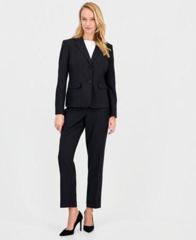 Женский брючный костюм Le Suit Notch-Lapel Mid-Rise, 2 Piece Pantsuit