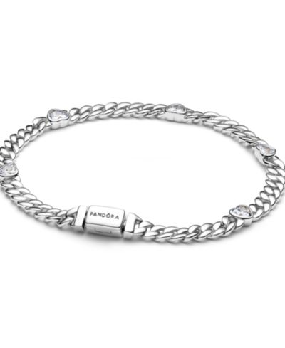 Браслет Pandora Heart Cuban Chain