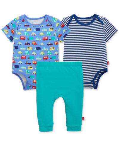Magnetic Me Детский комплект из боди и брюк с коротким рукавом, 3-piece set