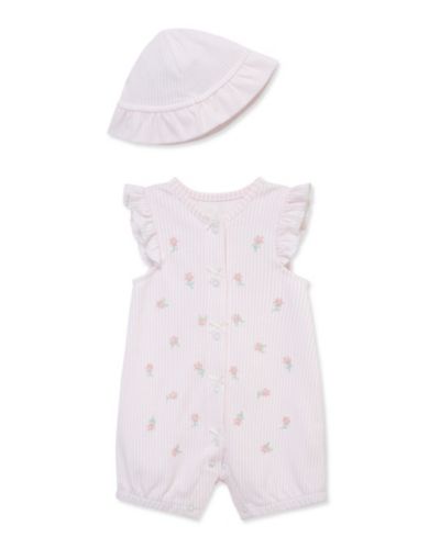 Детский комплект Little Me Picnic Romper & Hat 2-Piece Set