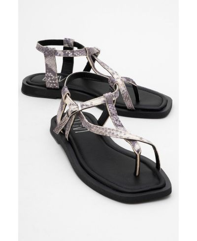 Женские кожаные сандалии Forever & Always Shoes Morgana Leather Thong
