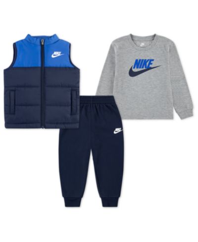 Nike Детский набор 3-Piece Set: Crewneck T-Shirt, Vest and Pants