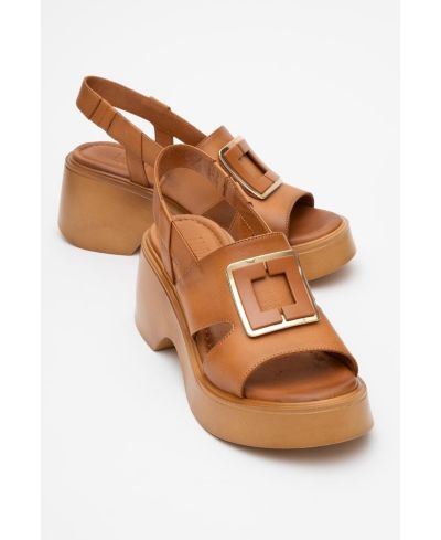 Forever & Always Shoes сандалии Lucia Leather Buckle Platform для женщин