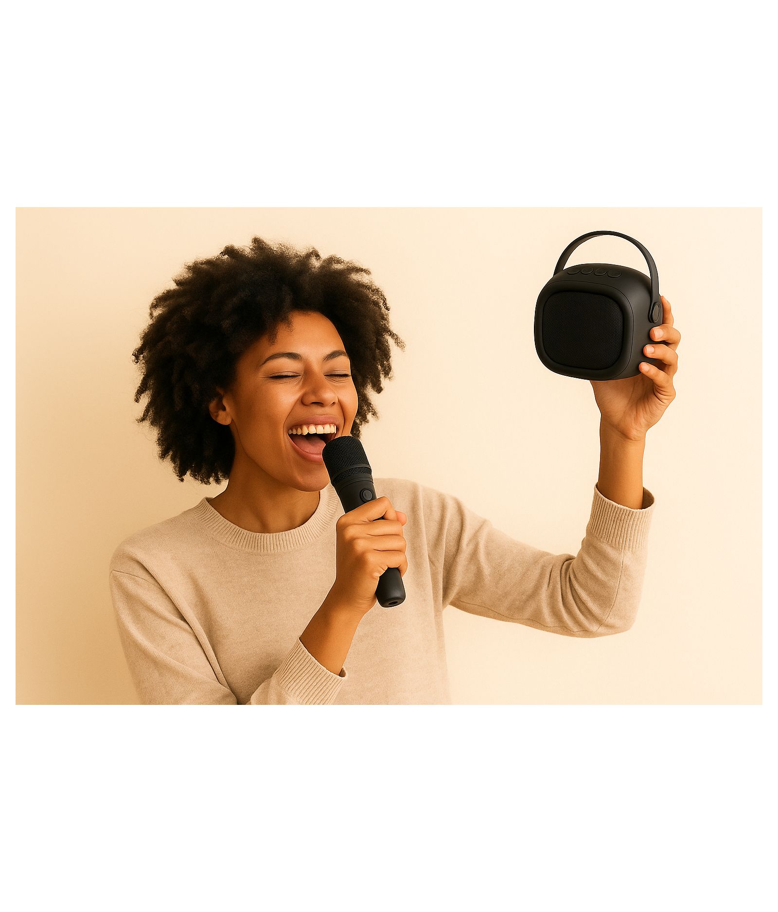 Remarkable Goodz Hearts Melody Wireless Portable Speaker With Microphone