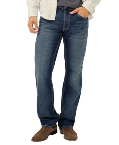 Silver Jeans Co. Мужские джинсы Zac Straight-Fit Stretch Denim