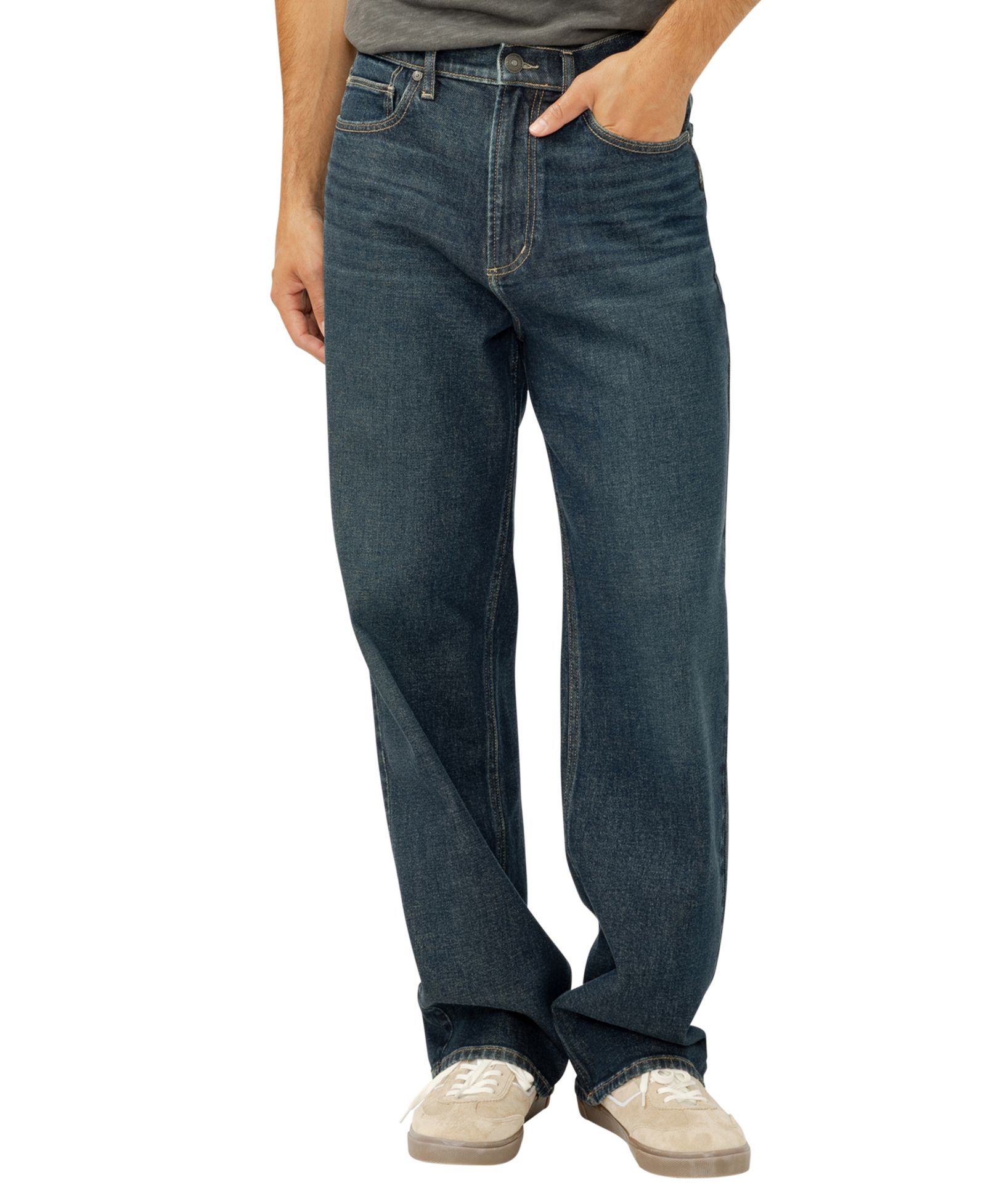 Silver Jeans Co. Мужские широкие джинсы Big Guy baggy