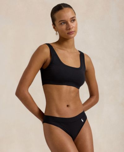 Женские трусы Polo Ralph Lauren Club Cotton Bikini, 3-Pack