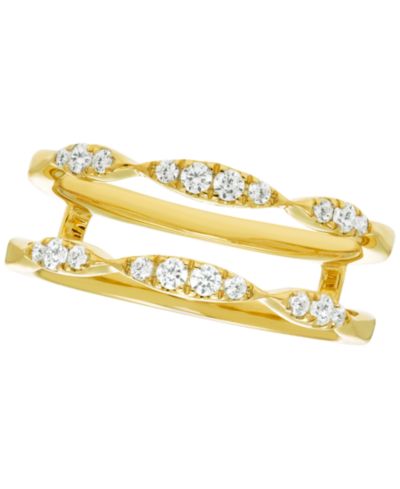 Кольцо Macy's Diamond Guard (1/4 ct. t.w.) в 14k Yellow Gold