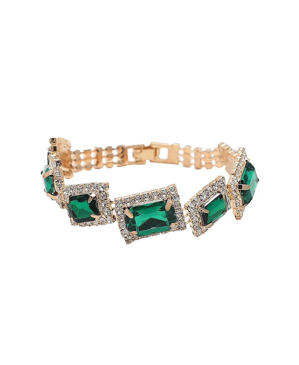 SOHI Party Stone Statement Bracelet