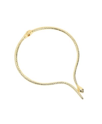 SOHI Women's The Serpent Torque Necklace