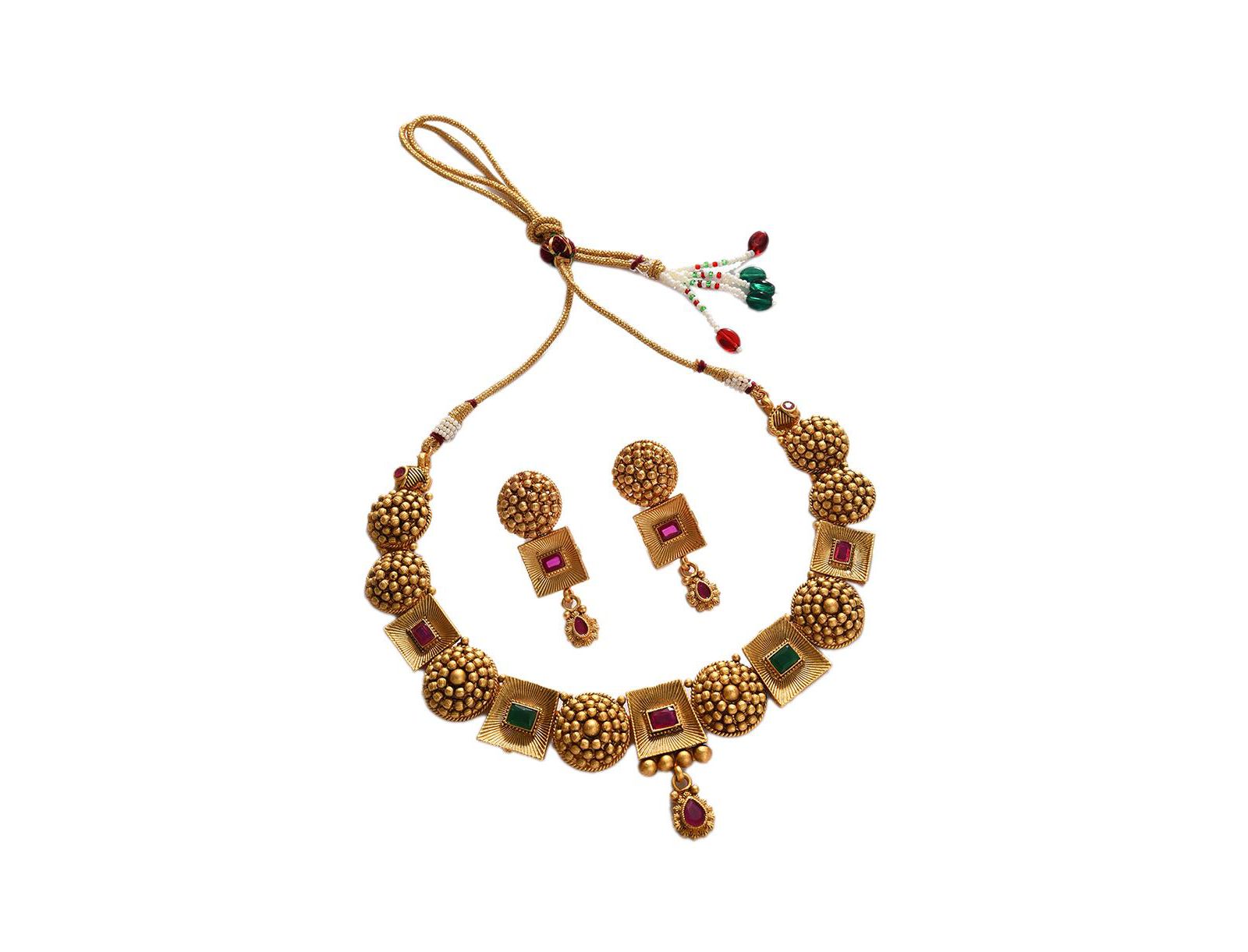 SOHI набор украшений Temple Jewellery Set