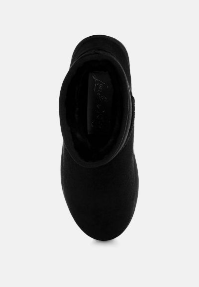 London Rag Women's Derta Soft Microfiber Snow Boots