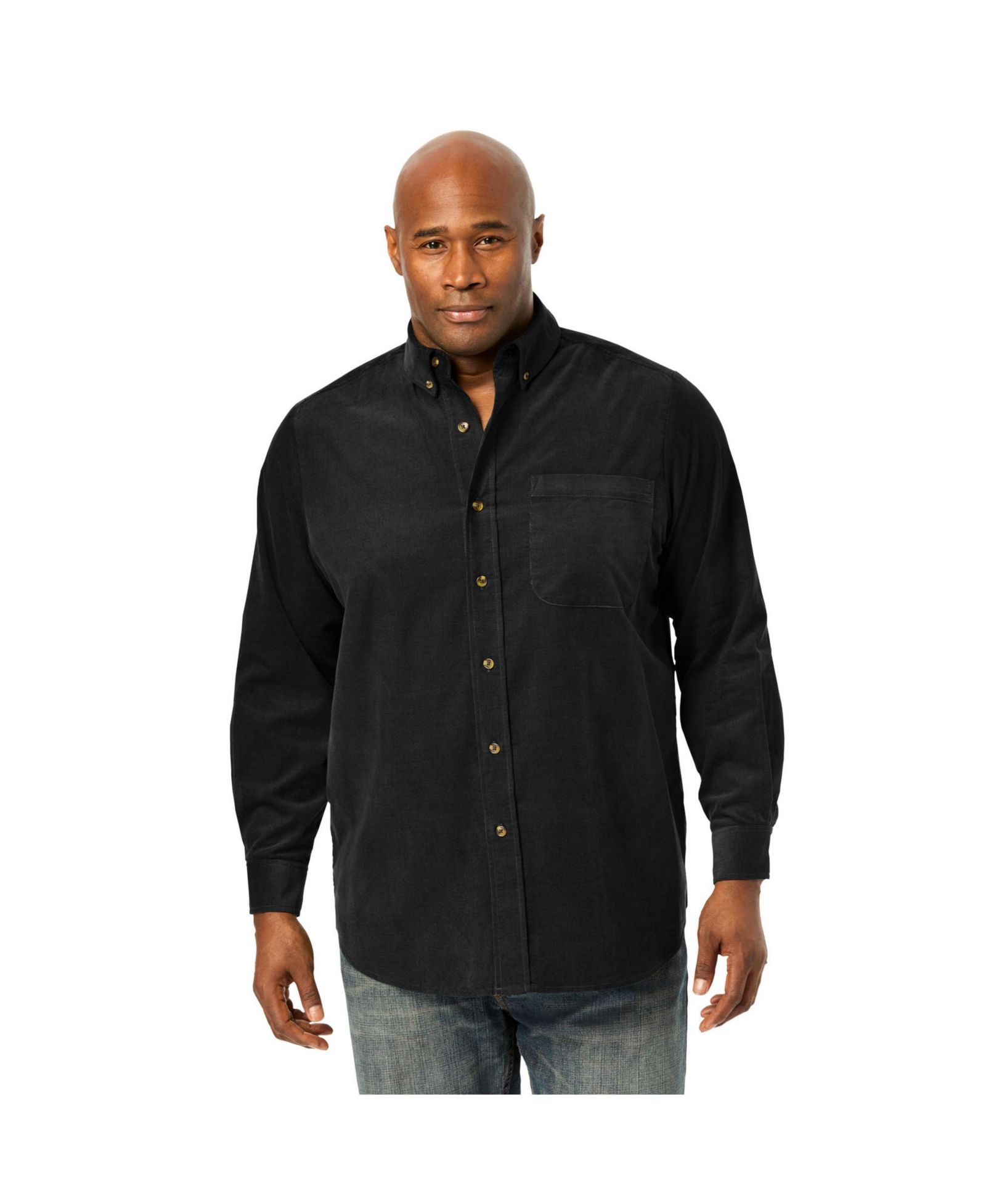 KingSize Men's Fine Wale Corduroy Shirt