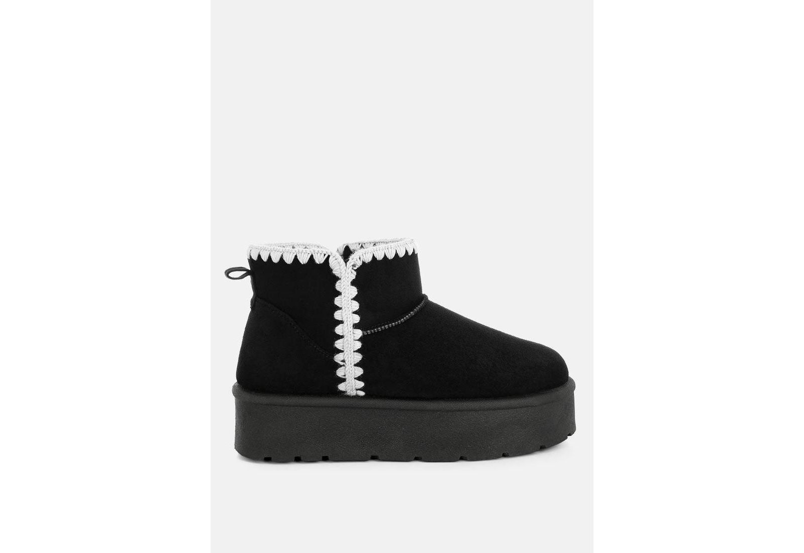 London Rag Women's Rochas Leopard Print Snow Boots