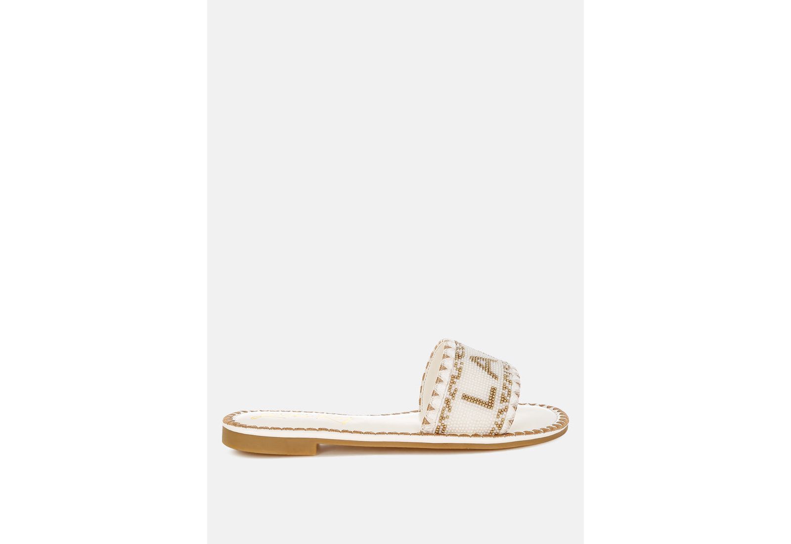 London Rag Women's Beaded Lake Como Flat