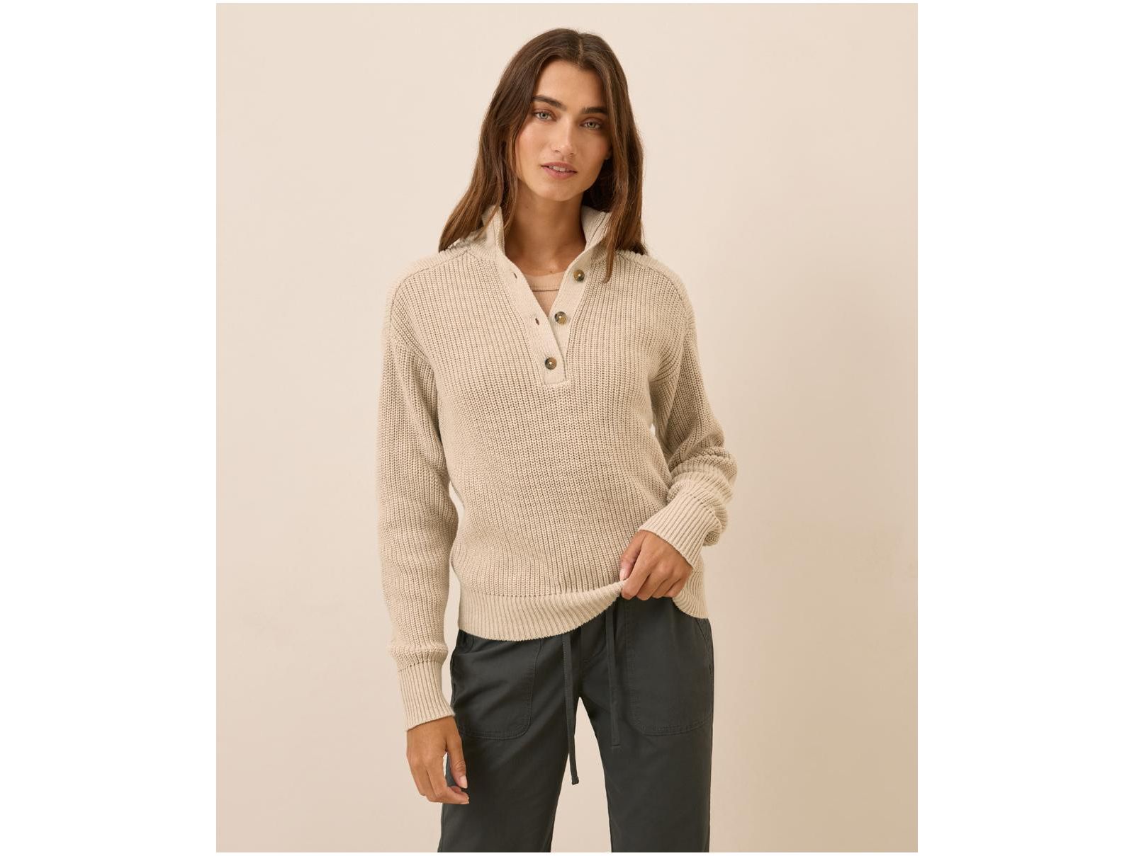 Женский джемпер Pact Luxe Knit Henley