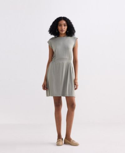 Короткое платье Women's Reistor с декором smocking сбоку