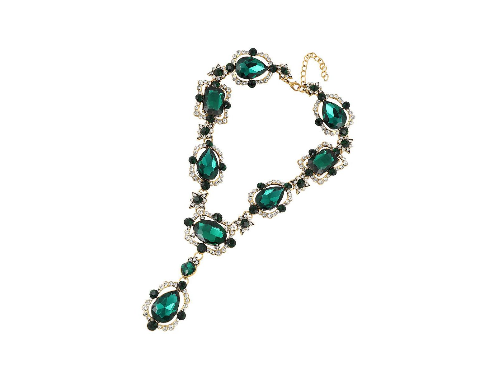 SOHI Party Stone Statement Necklace
