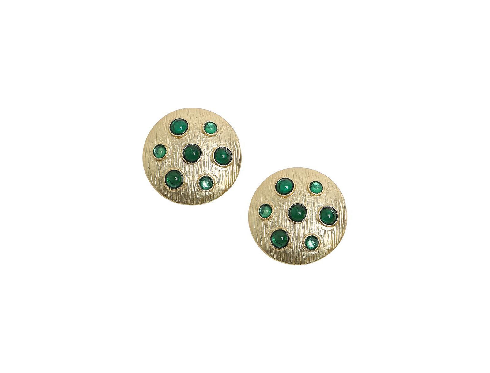 Серьги Emerald Cascade Stud