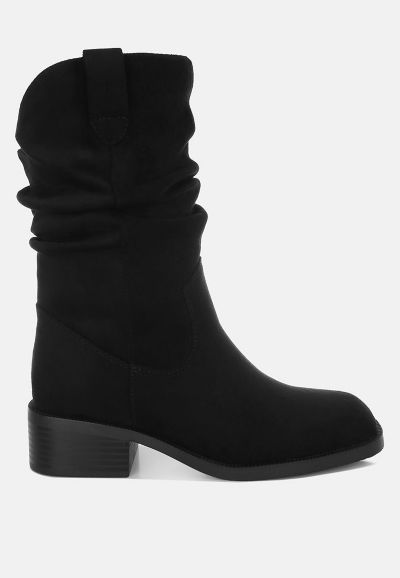 London Rag Women's Ottawa Slouchy Cowboy Boots