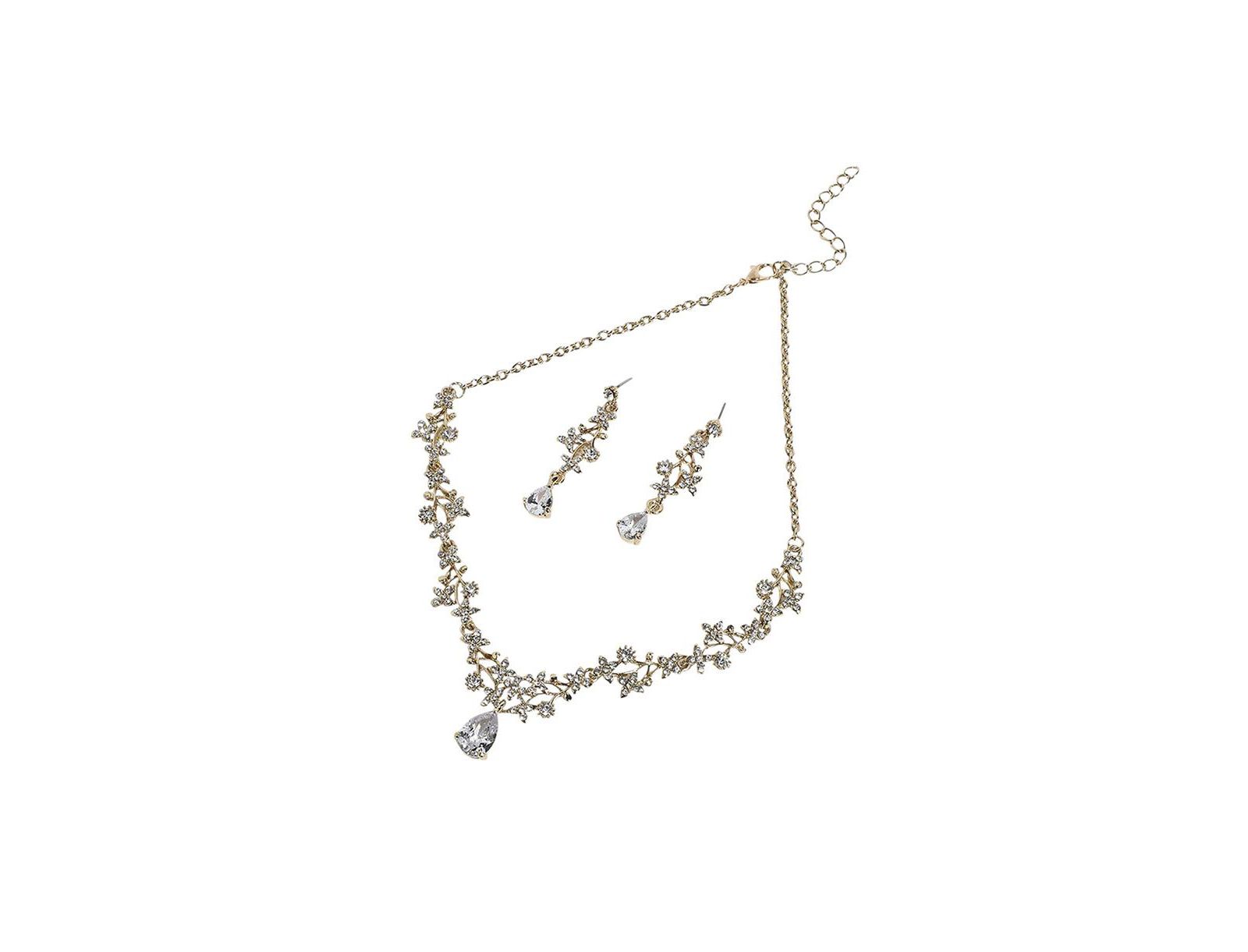 SOHI Glamorous Jewel Jewellery Set