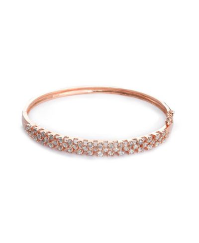 SOHI Women's Soiree Stone Bangle Bracelet