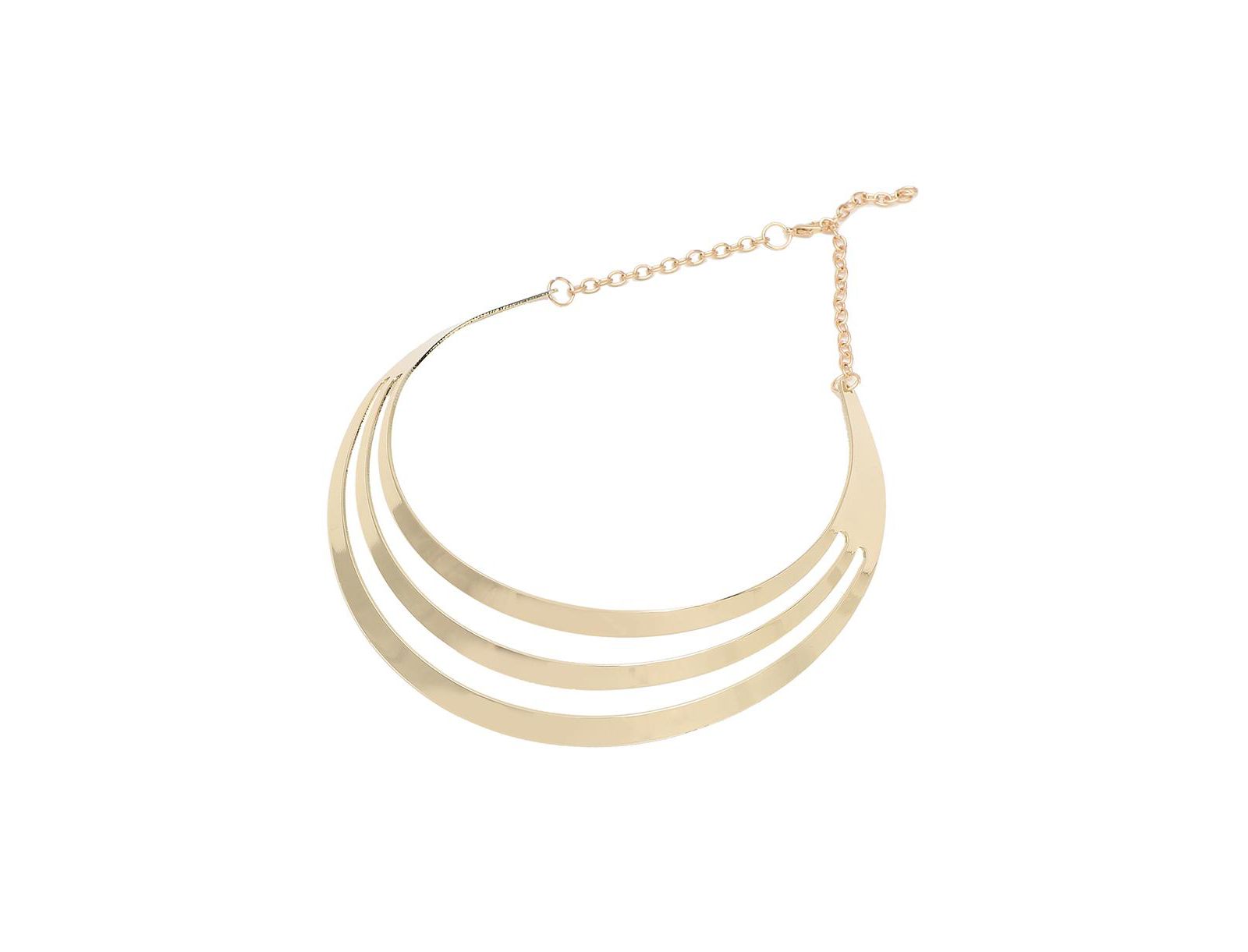 SOHI Women's Lined Statement Necklace