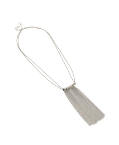 Женское ожерелье SOHI The Hanging Chain Bar Lariat
