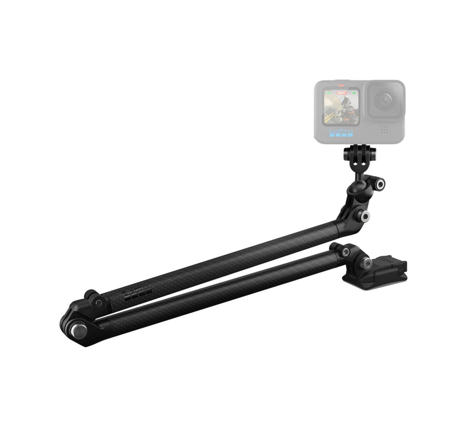GoPro 10" Carbon Fiber Boom Arm Extension Rig Kit for Hero/Max Cameras