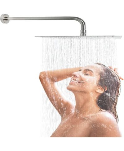 Душевая лейка RAINSKEN 12 Inch Brushed Nickel Square Ultra Thin