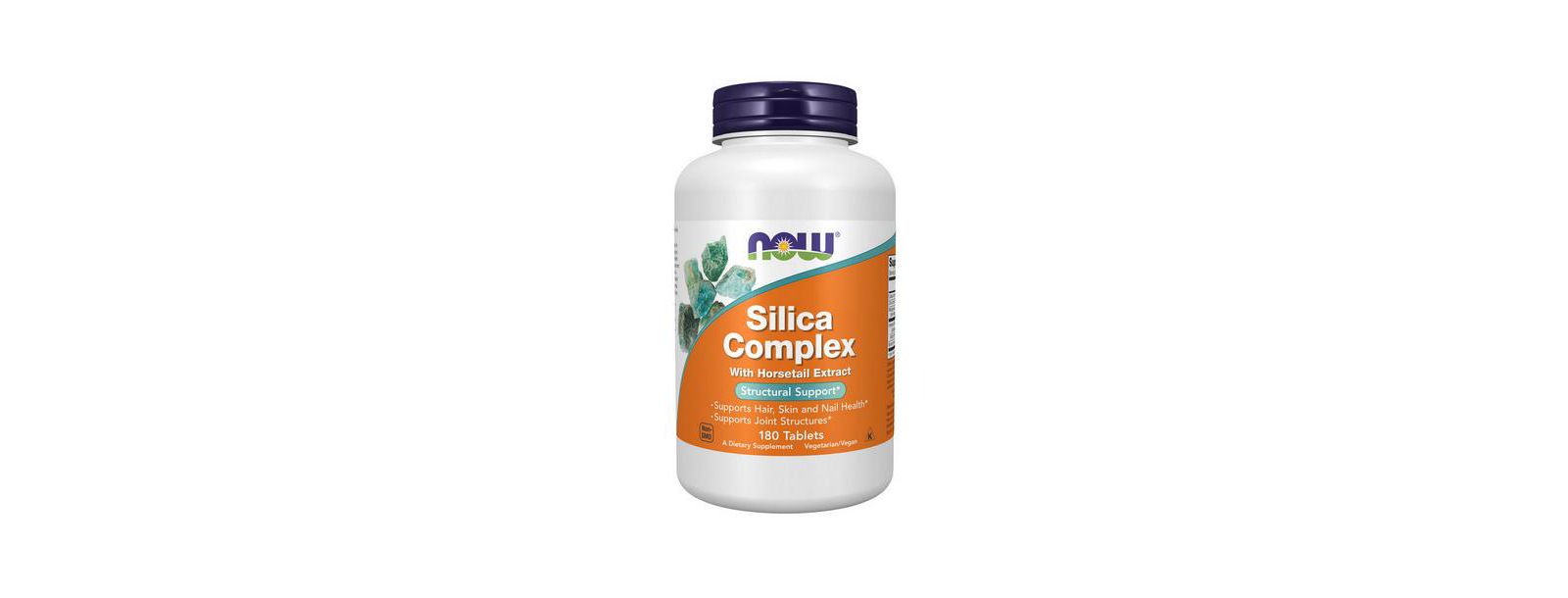 NOW Foods Silica Complex ,500 mg ,180 Tabs
