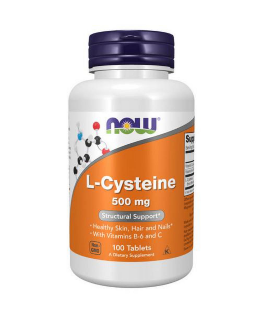 NOW Foods L-Cysteine, 500 mg, 100 Tabs