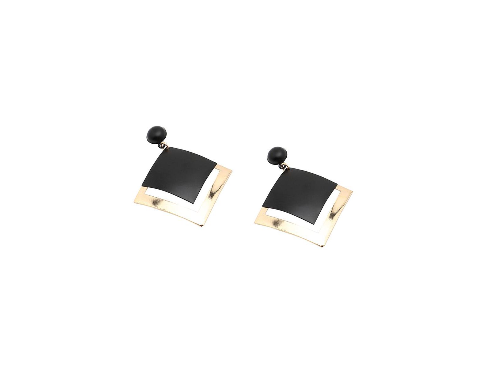 SOHI Women's Contrast Drop Earrings