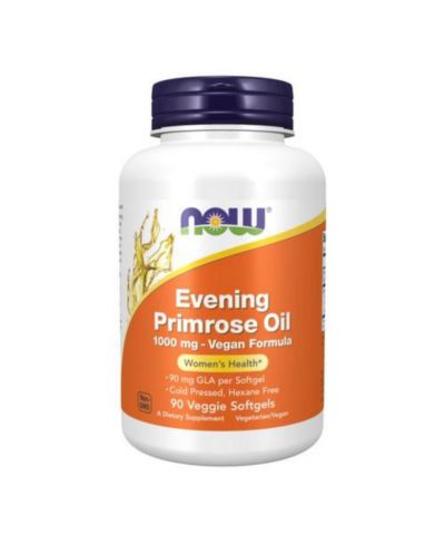 NOW Foods Evening Primrose Oil ,1000 mg ,90 Veg Softgels