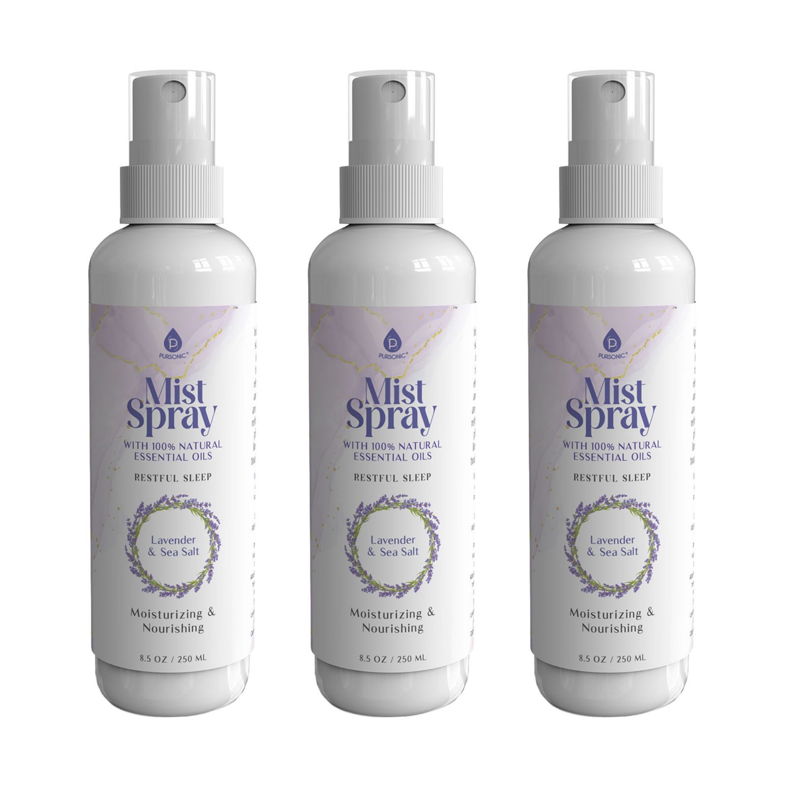 Спрей Pursonic Lavender & Sea Salt Aromatherapy