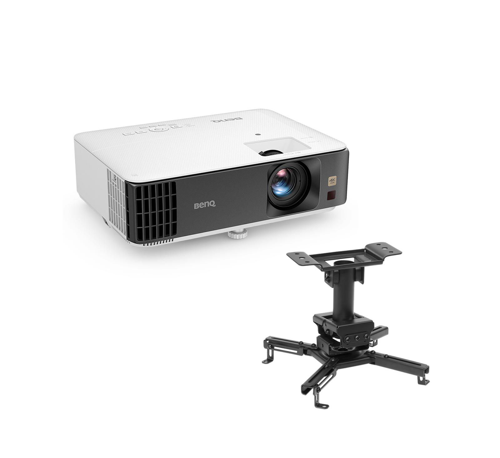 BenQ TK700 4K Ultra HD HDR DLP Gaming Projector, with HA Ceiling Mount