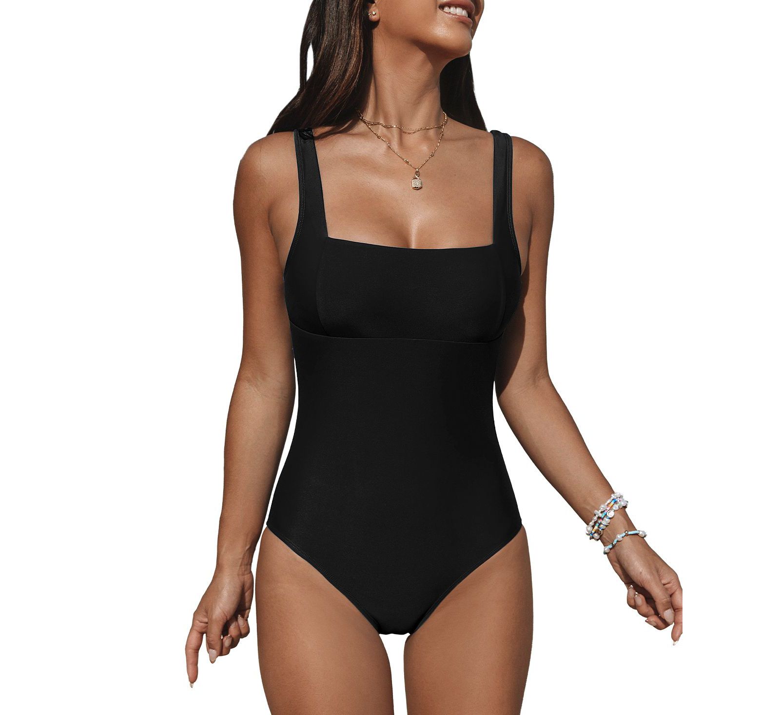 Cupshe Женский Chic One-Piece Swimsuit for Effortless Style