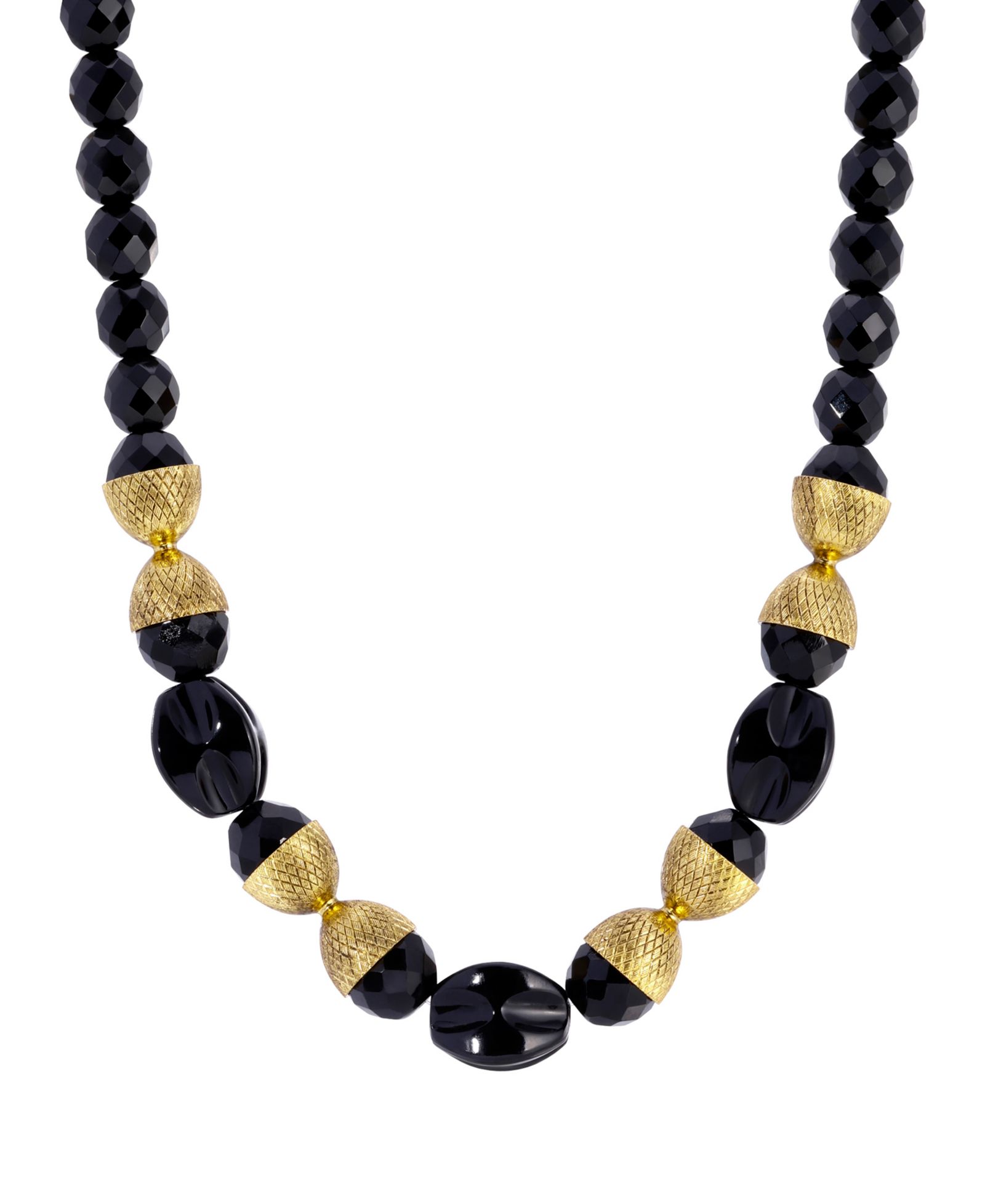 Ожерелье 2028 Gold-tone Jet Bead