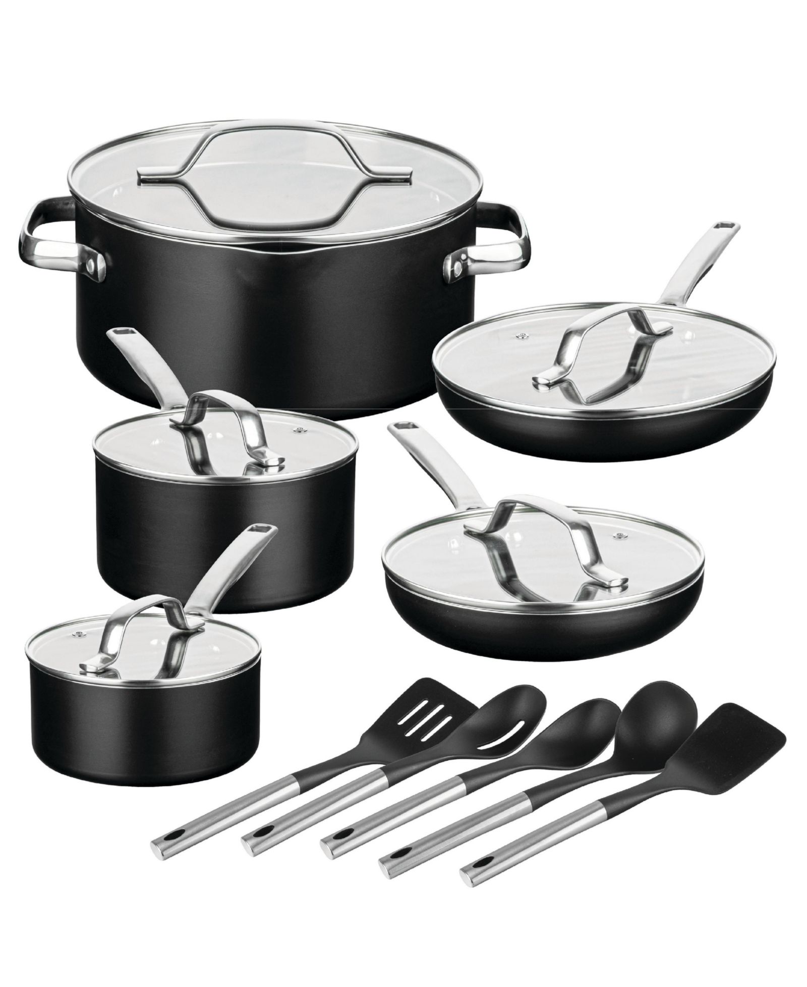 Gotham Steel Nonstick Ceramic Titanium Reinforced Modern 15-Pc Cookware Set