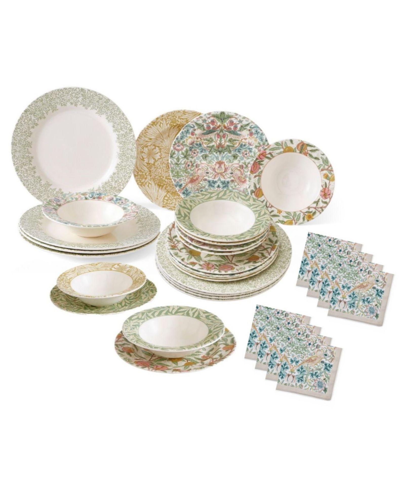 Набор столовой посуды Spode Morris & Co. 32-Pc., на 8 персон